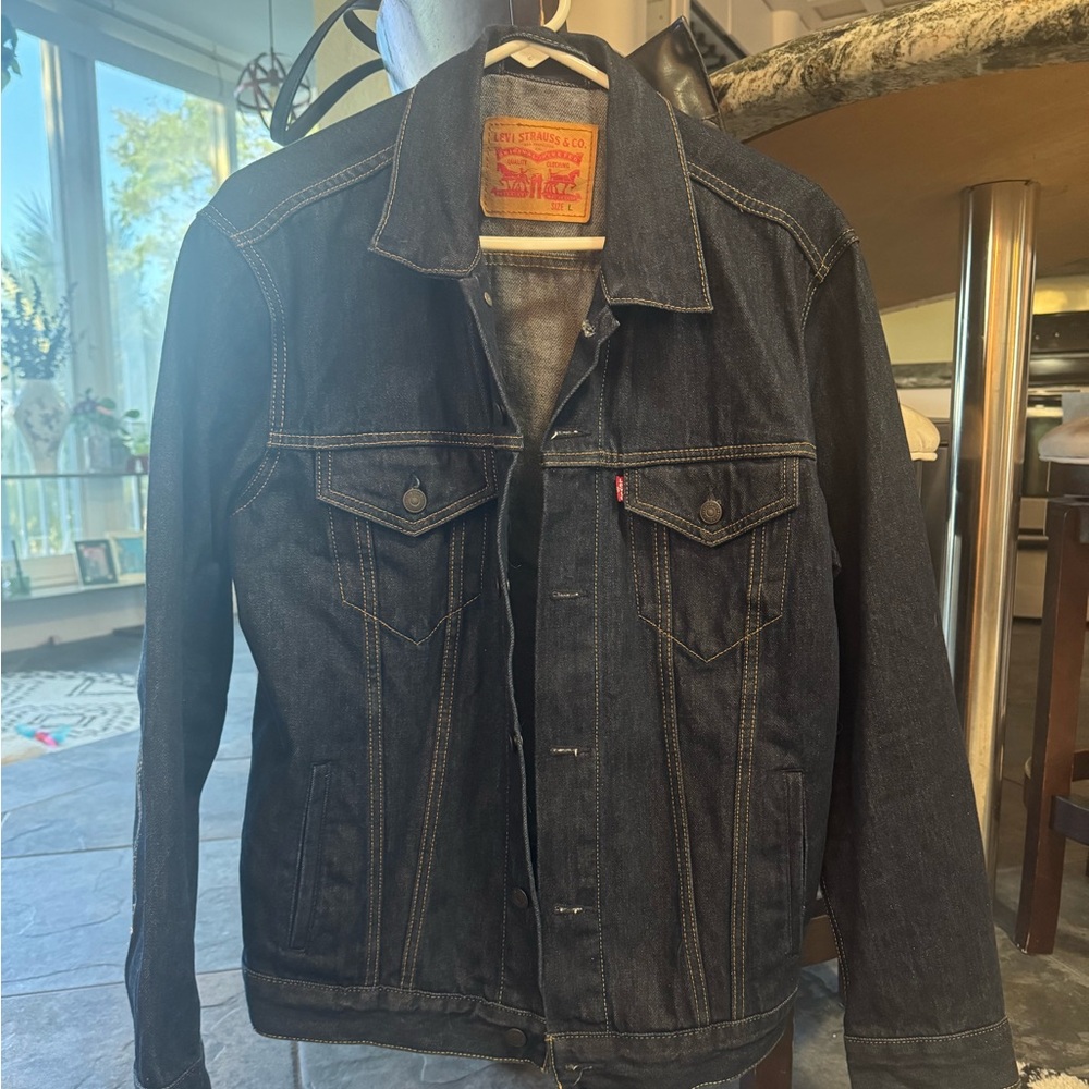 Levi's Men's Dark Blue Denim Jacket